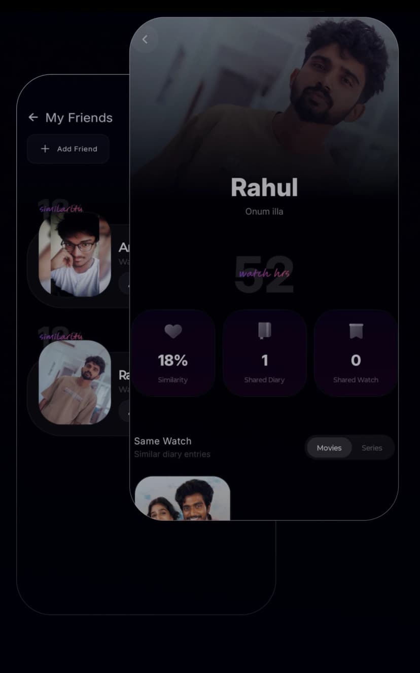 My Friends - Connect and compare movie taste with friends